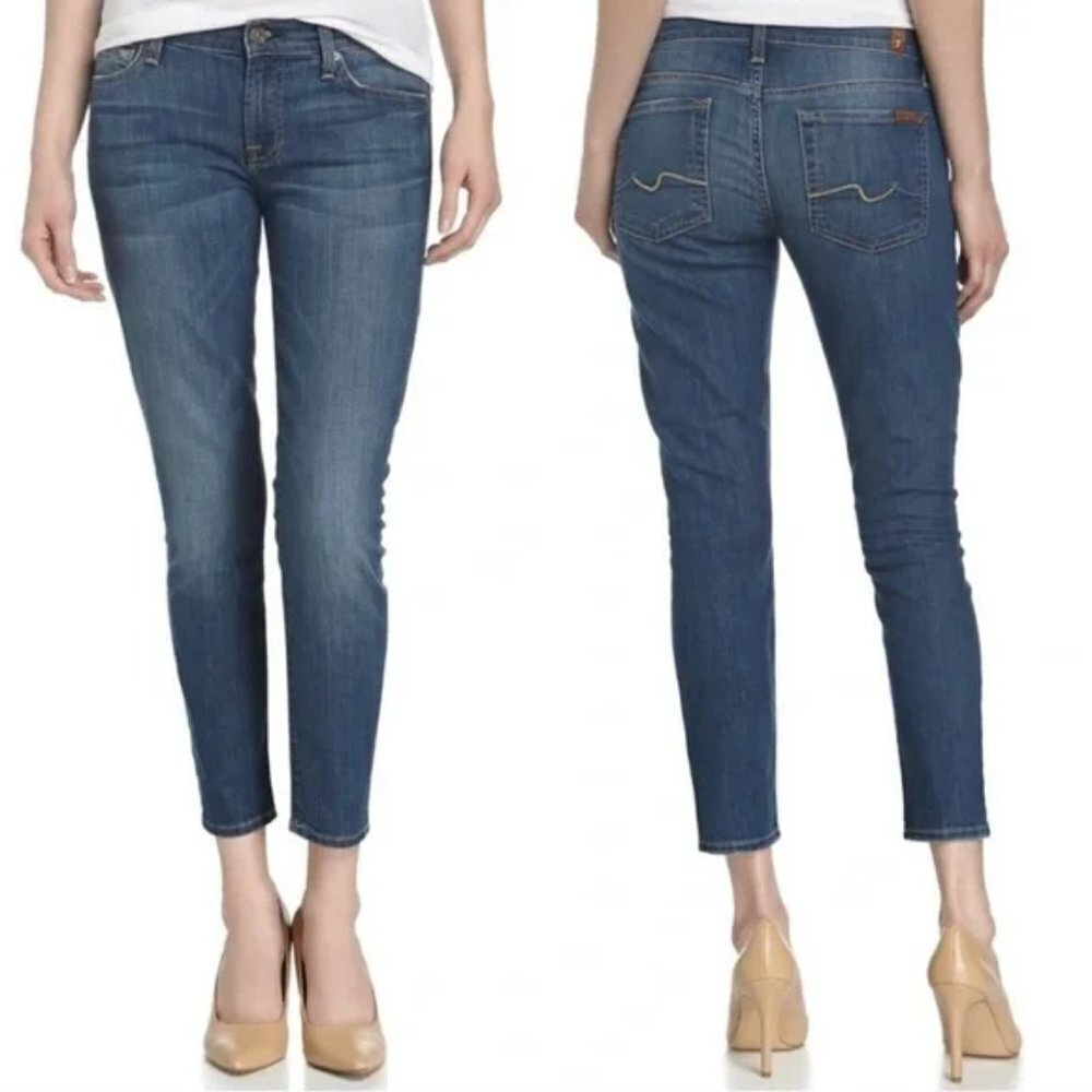 7 for All Mankind Guenevere Cropped Jeans‎